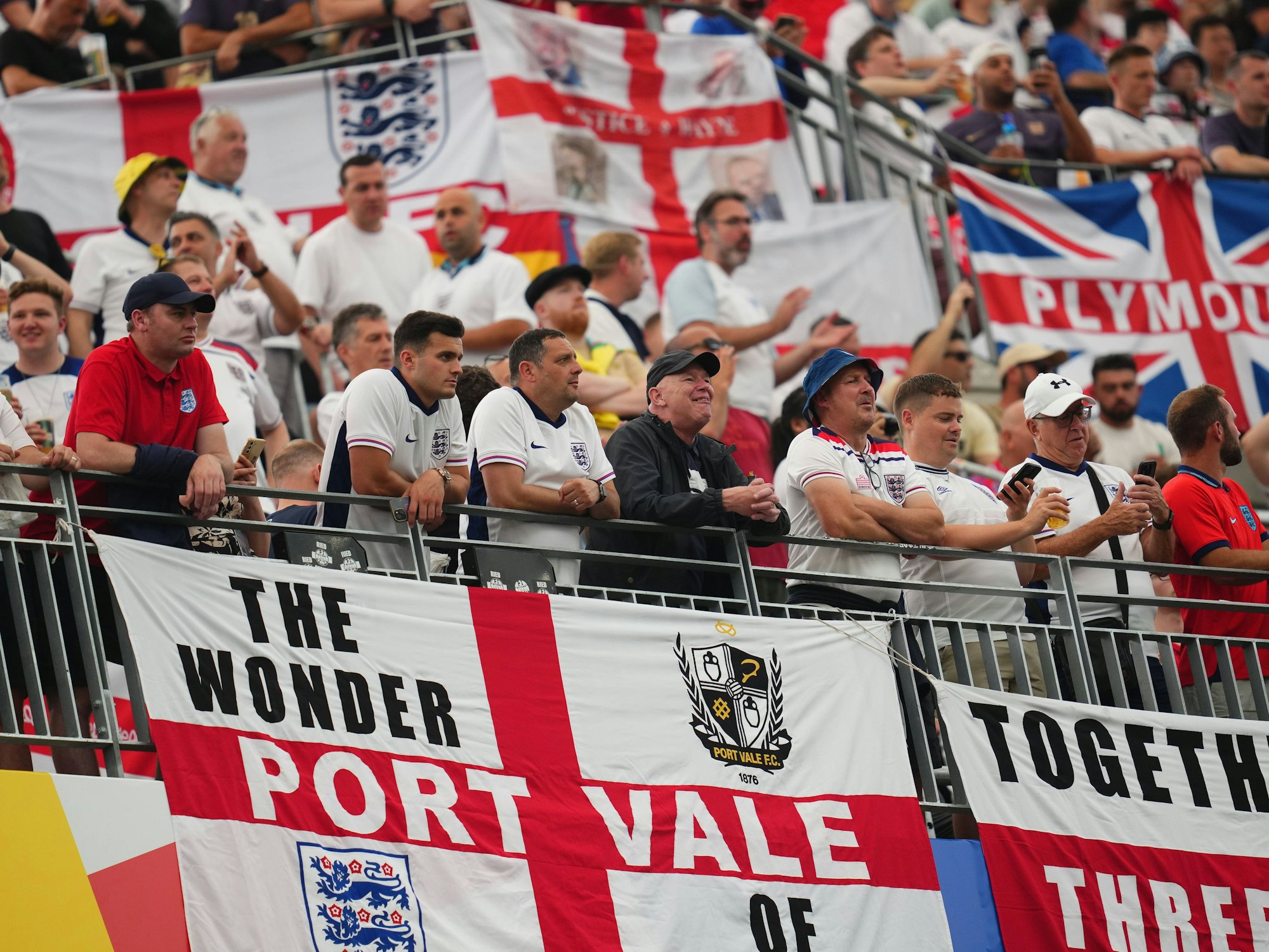 England-Fans im Frankfurter Stadion.