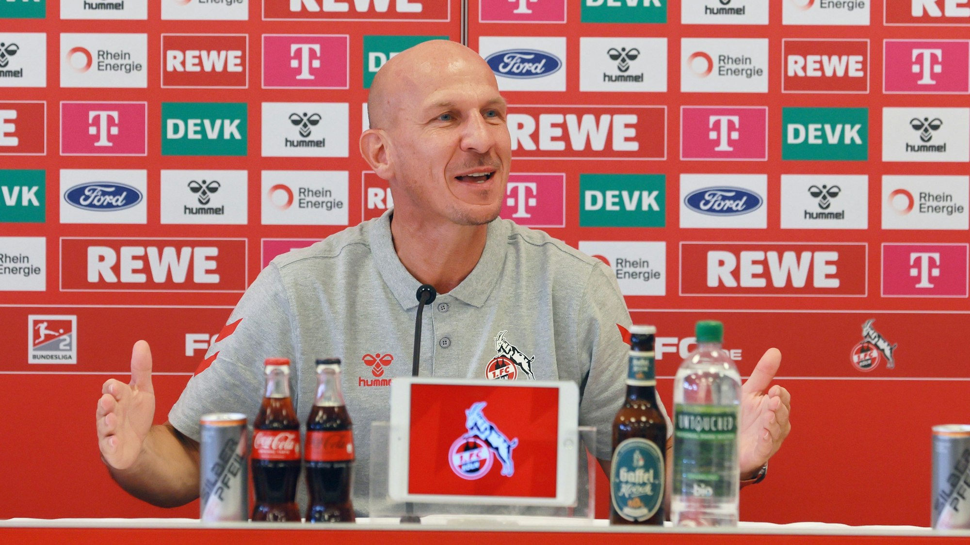 Pressekonferenz beim 1. FC Köln mit Gerhard Struber.