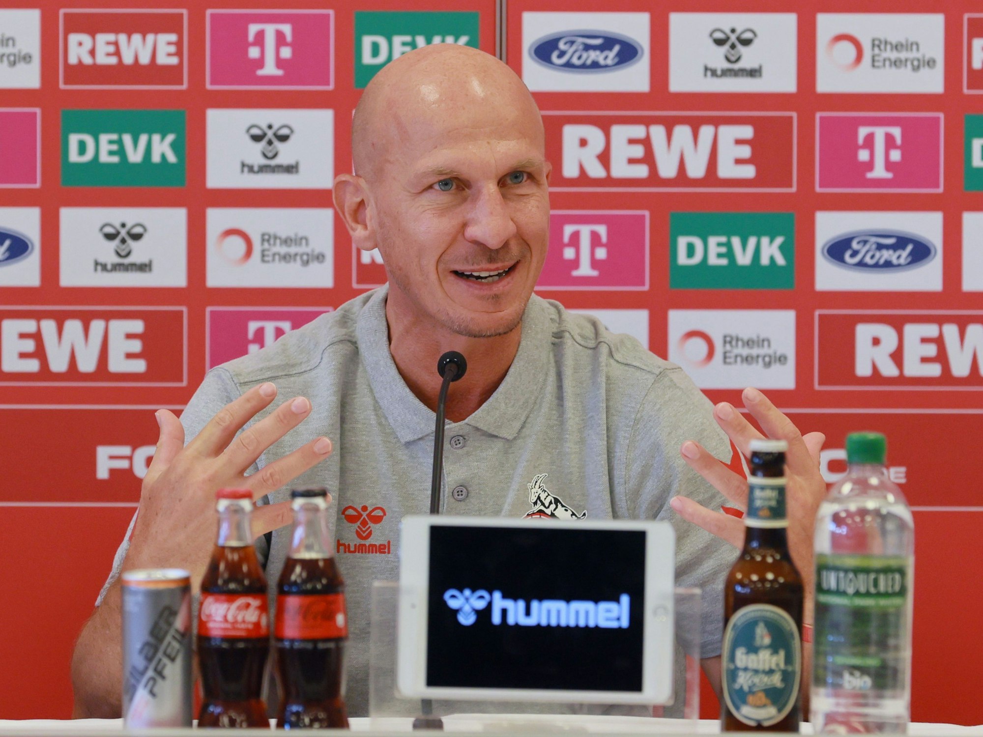 1. FC Köln, Pressekonferenz mit Gerhard Struber.