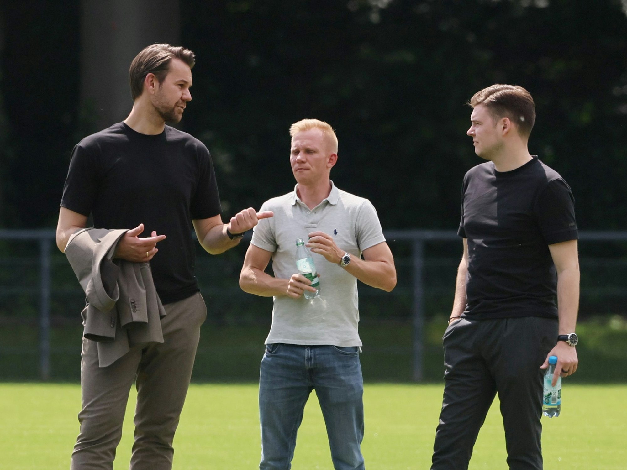 1. FC Köln, Training mit Thomas Kessler, Sascha Bigalke und Lukas Berg.