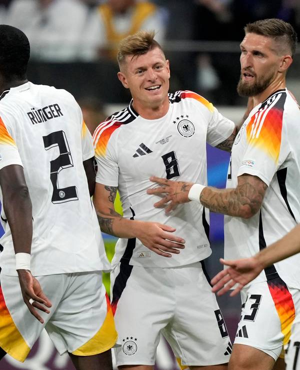 Die DFB-Auswahl bejubelt am Sonntag (23. Juni 2024) den Gruppensieg in der EM-Vorrunde.