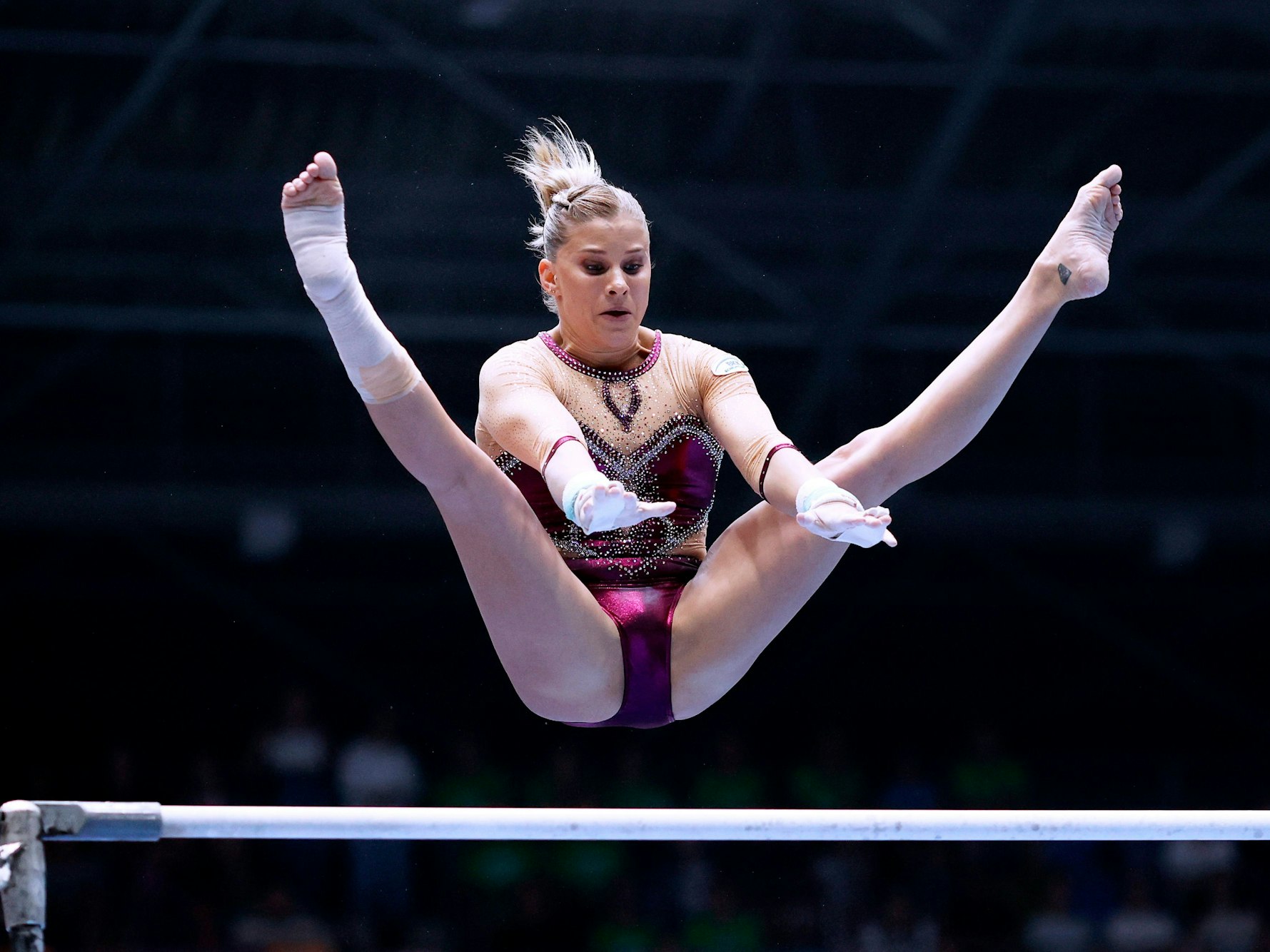 Elisabeth Seitz im Wettkampf.
