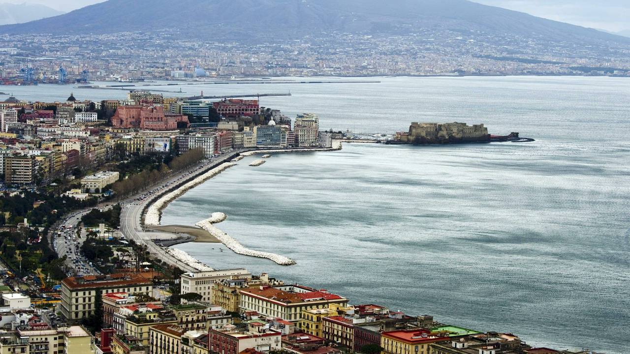 Blick über Neapel in Italien, hier im März 2015.