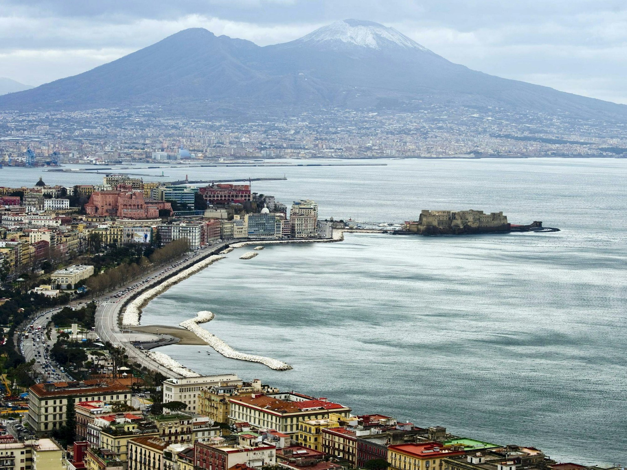Blick über Neapel in Italien, hier im März 2015.