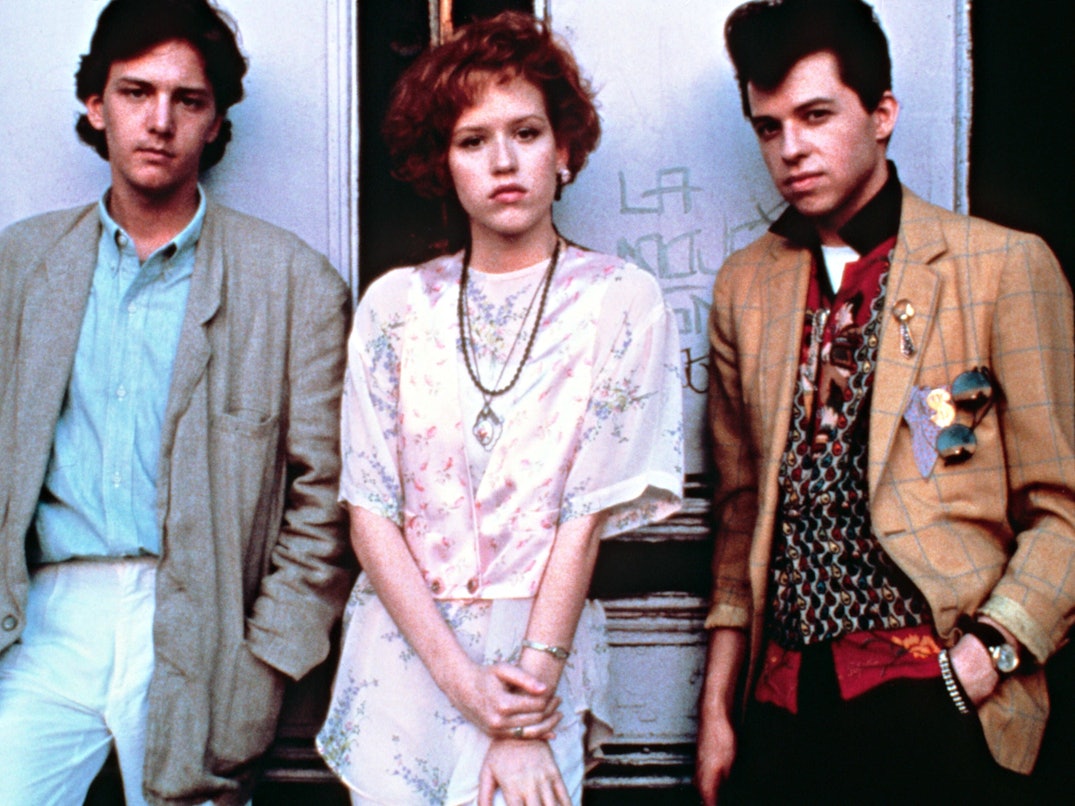 "Pretty in Pink" von 1986 mit Andrew McCarthy, Molly Ringwald, Jon Cryer