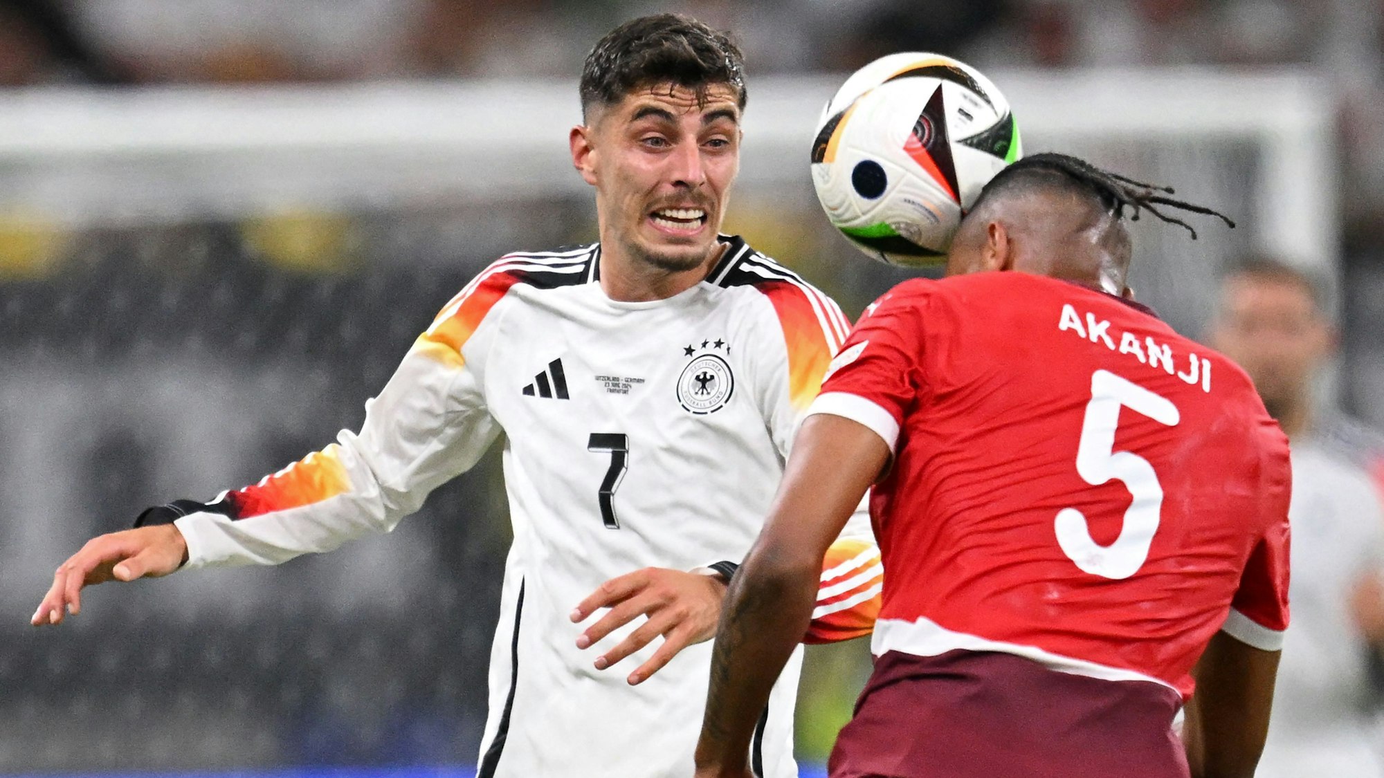 Kai Havertz im Spiel gegen die Schweiz.