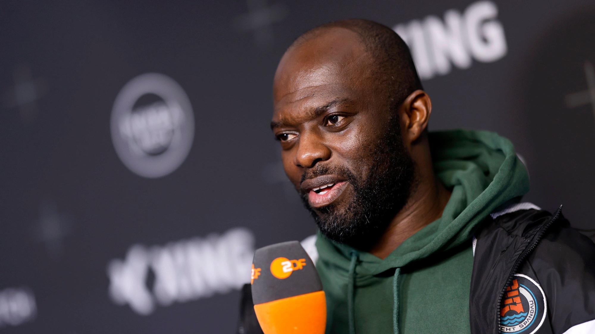 Hans Sarpei im ZDF-Interview.