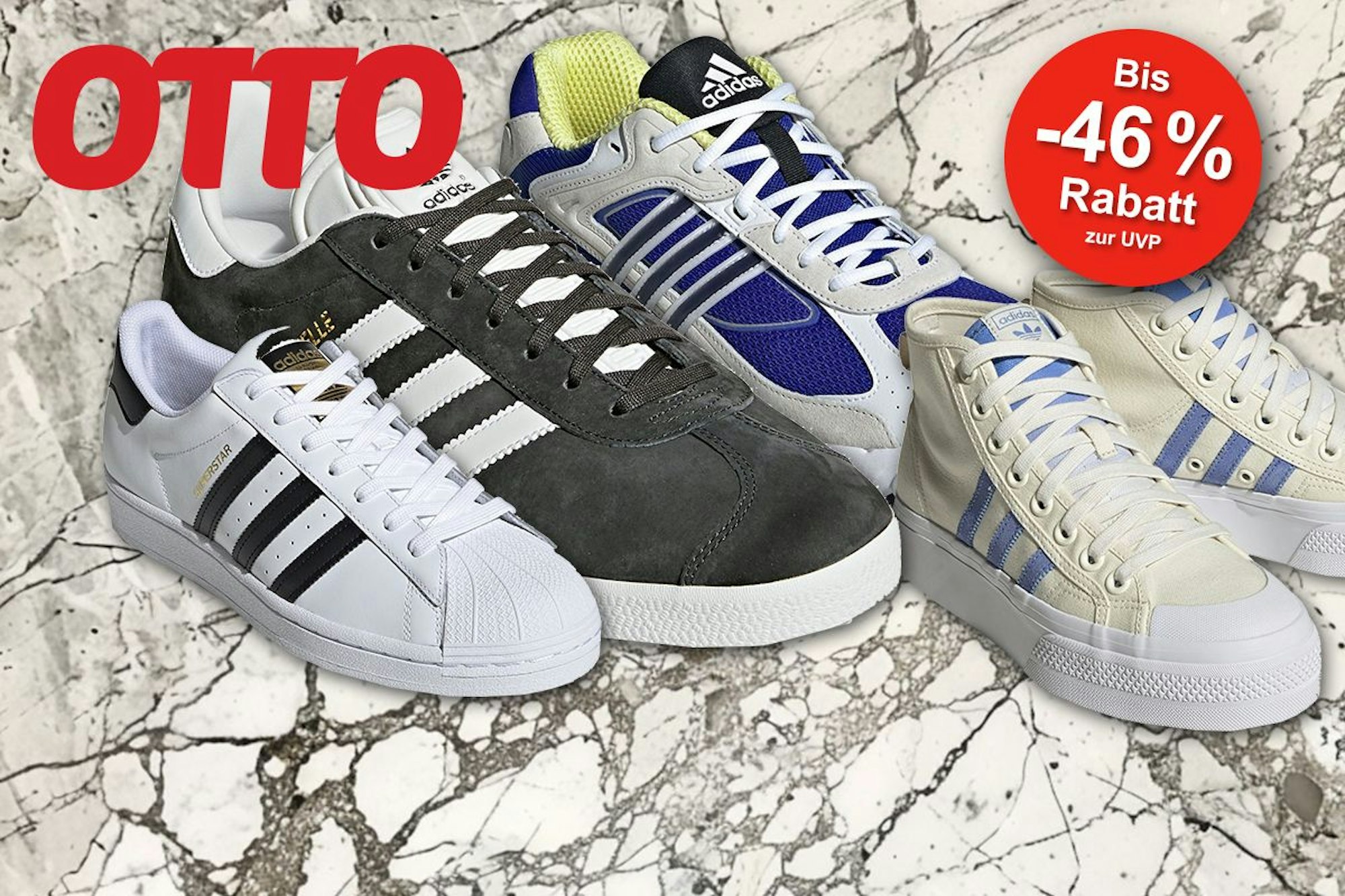 Entdecke die Adidas Sneaker Sale bei OTTO und spare bis zu 46%