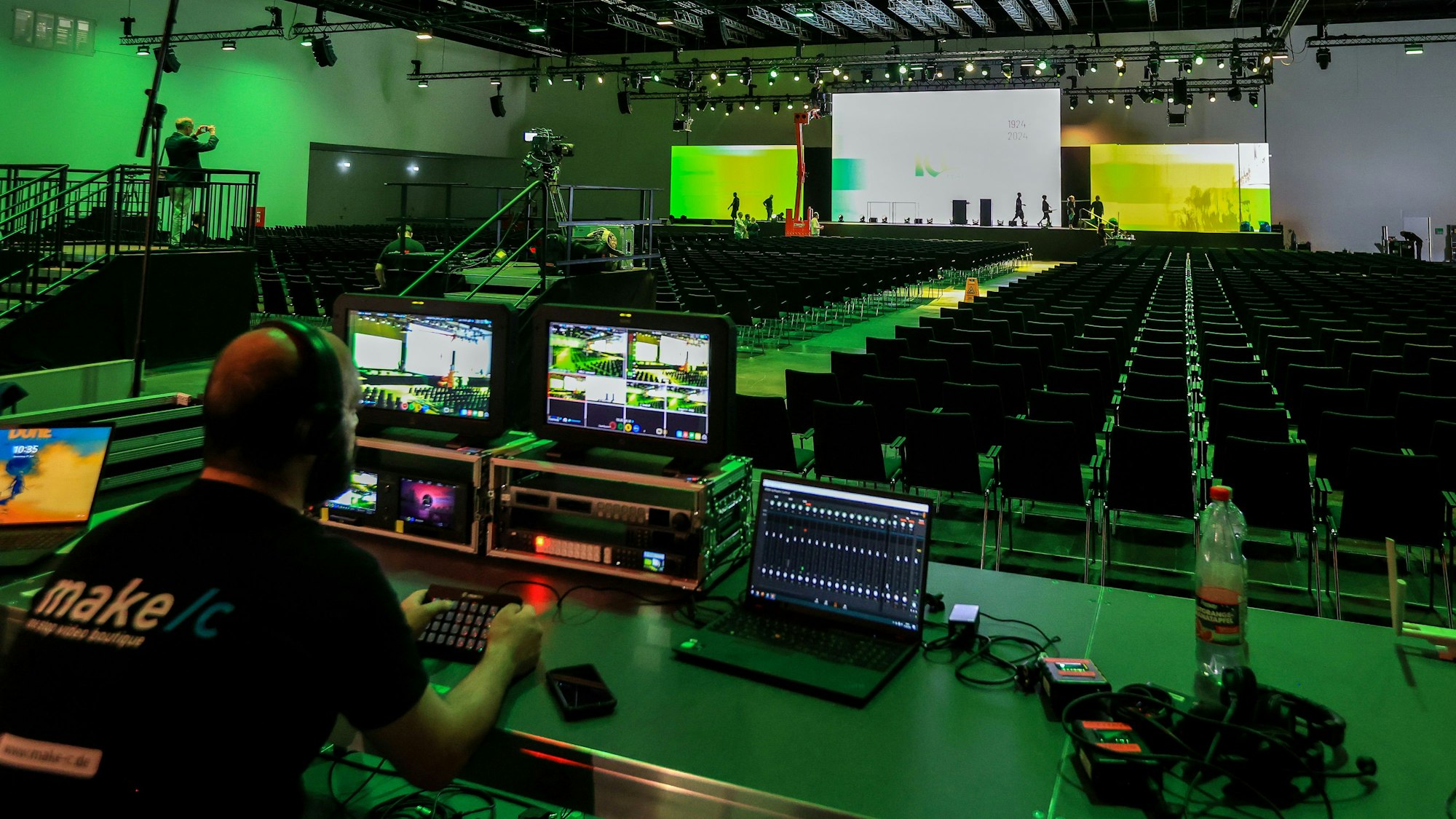 Rundgang durch das neue Event- und Kongresszentrum der Koelnmesse.