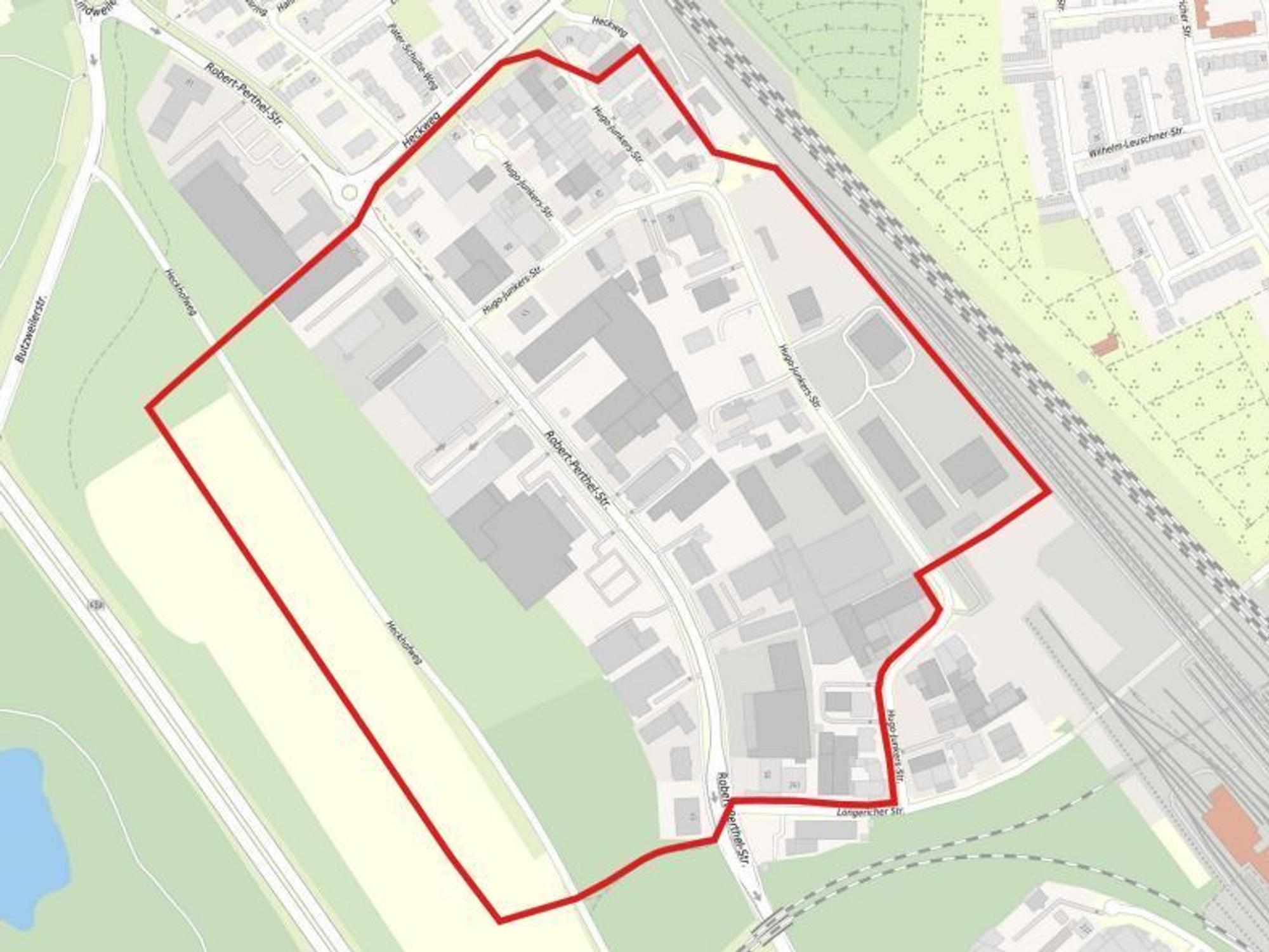 Die Karte der Stadt Köln zeigt den Evakuierungsradius in Köln-Longerich.