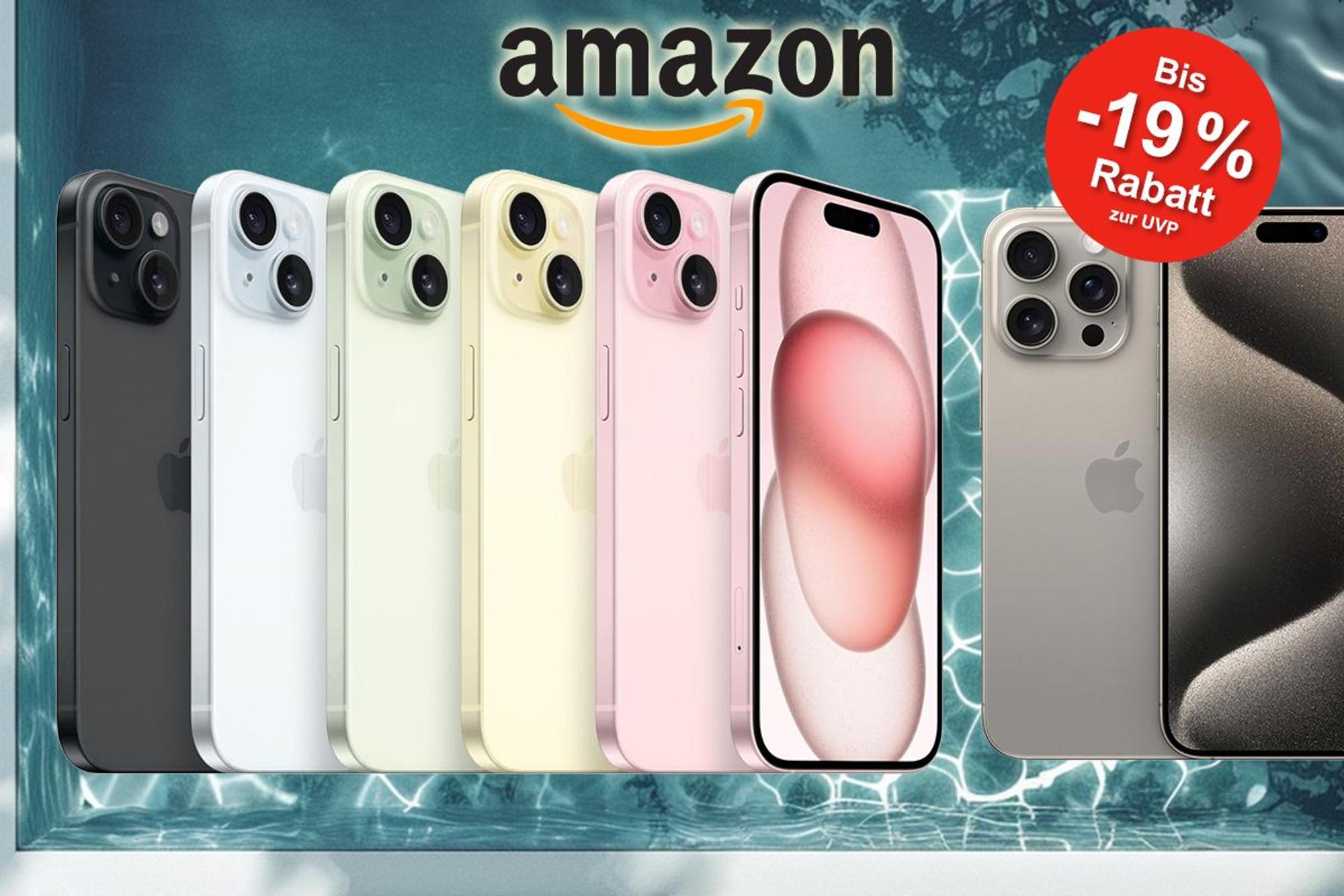 iPhone 15 Sale bei Amazon: Spare jetzt bis zu 19% auf das iPhone 15 in verschiedenen Farben