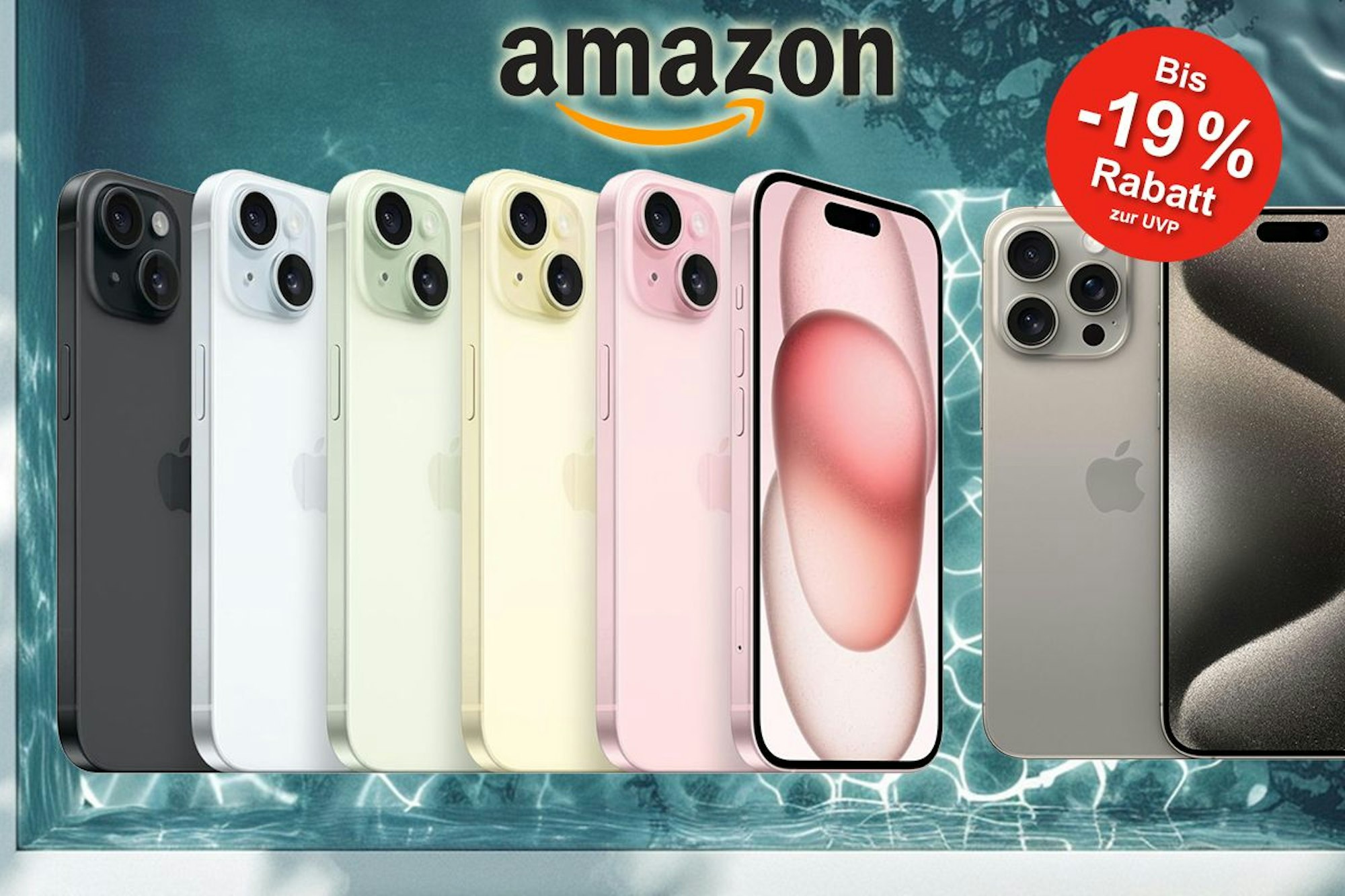 iPhone 15 Sale bei Amazon: Spare jetzt bis zu 19% auf das iPhone 15 in verschiedenen Farben