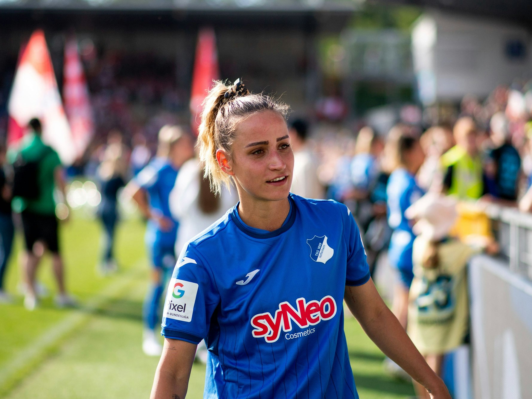 Vanessa Leimenstoll im Hoffenheim-Trikot.
