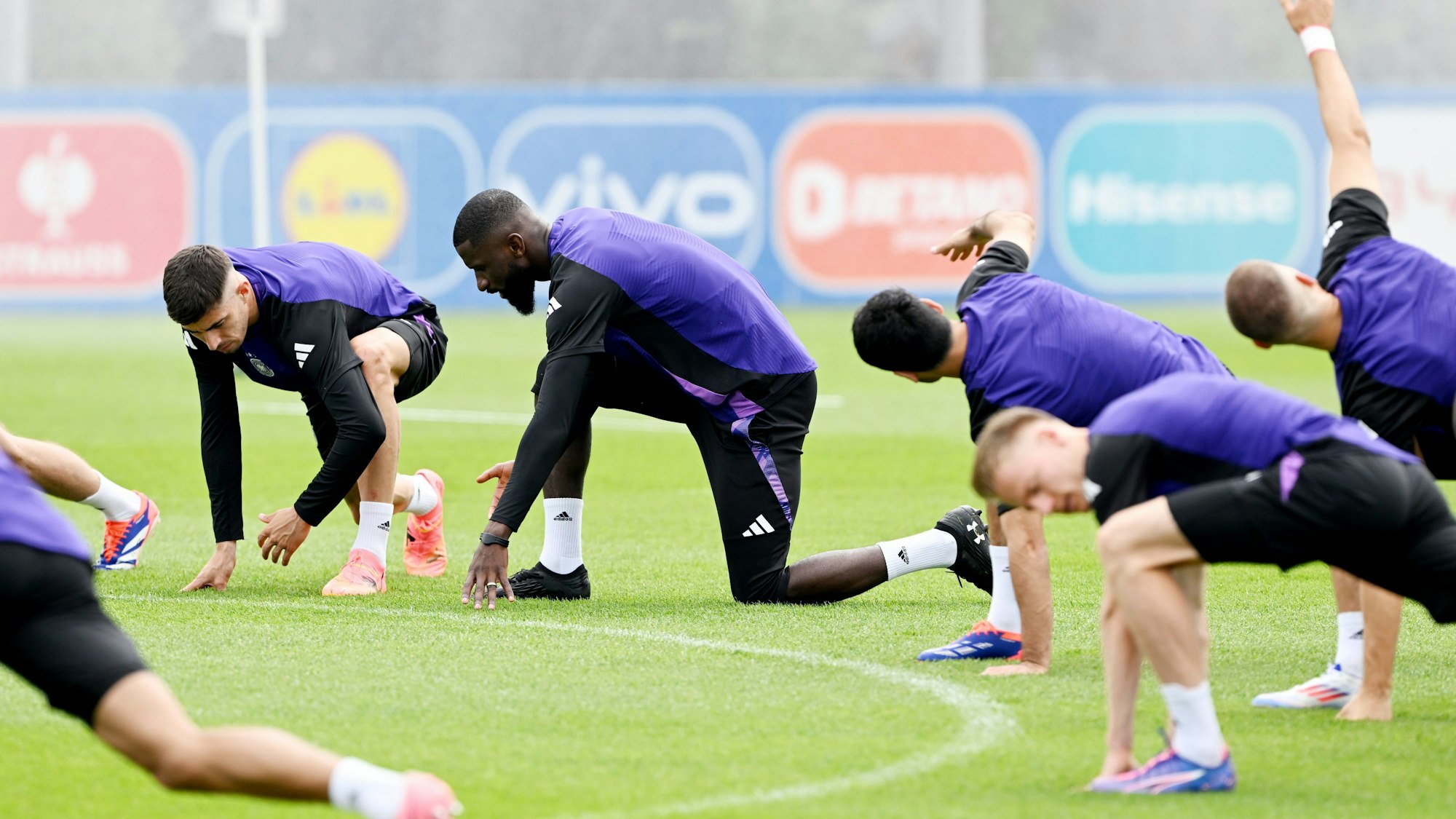 Antonio Rüdiger beim Abschlusstraining.