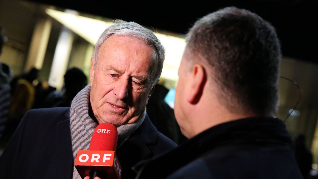 Joseph Hickersberger im Interview mit dem österreichischen Sender ORF.