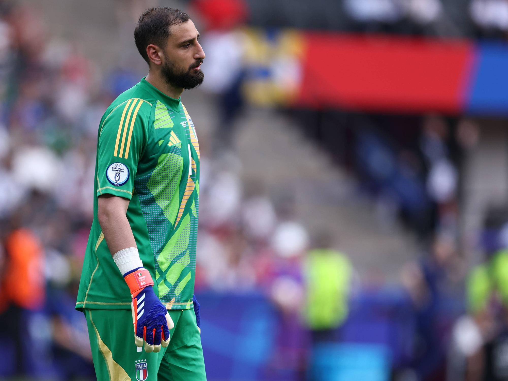 Gianluigi Donnarumma ist enttäuscht.