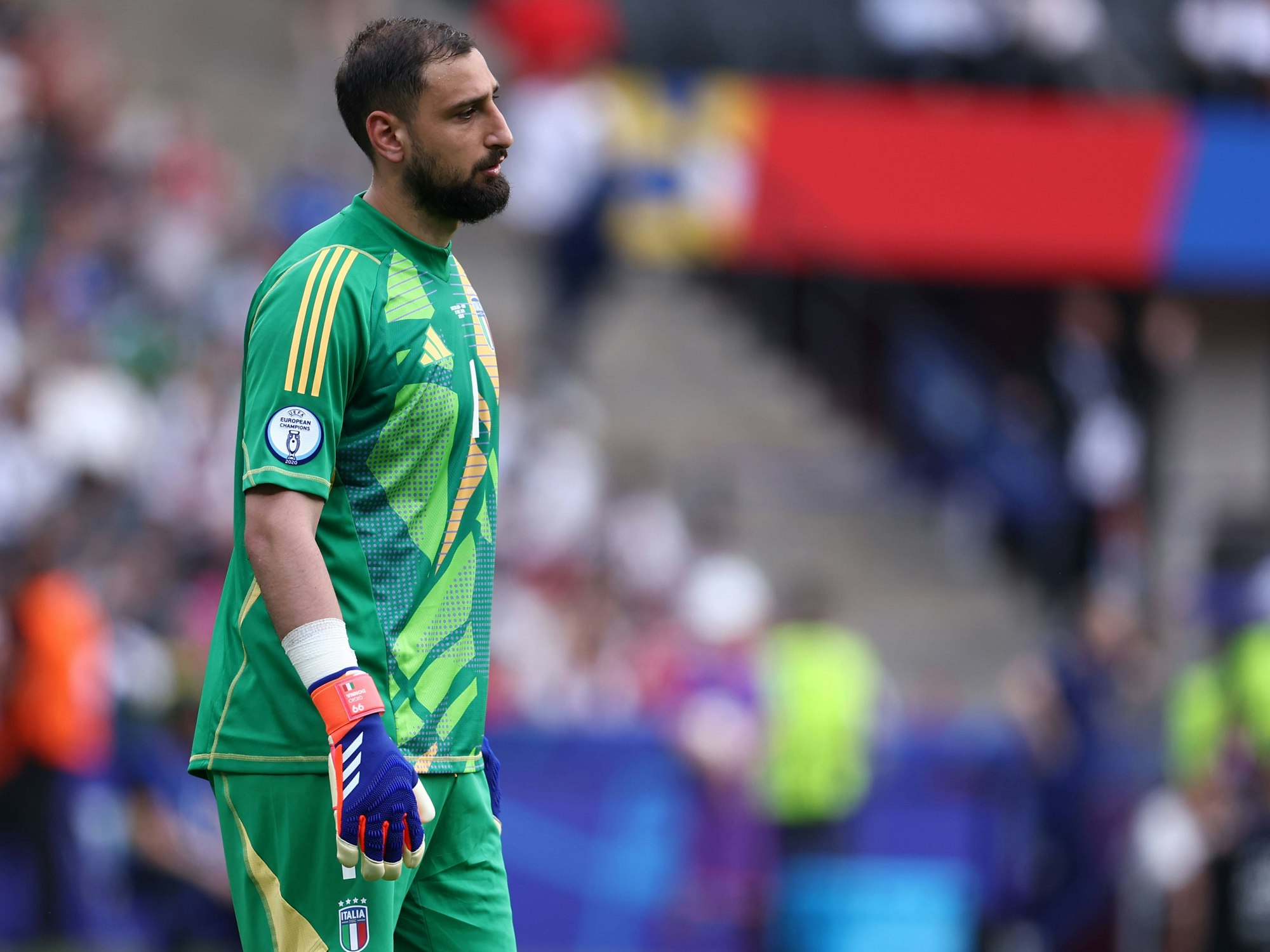 Gianluigi Donnarumma ist enttäuscht.
