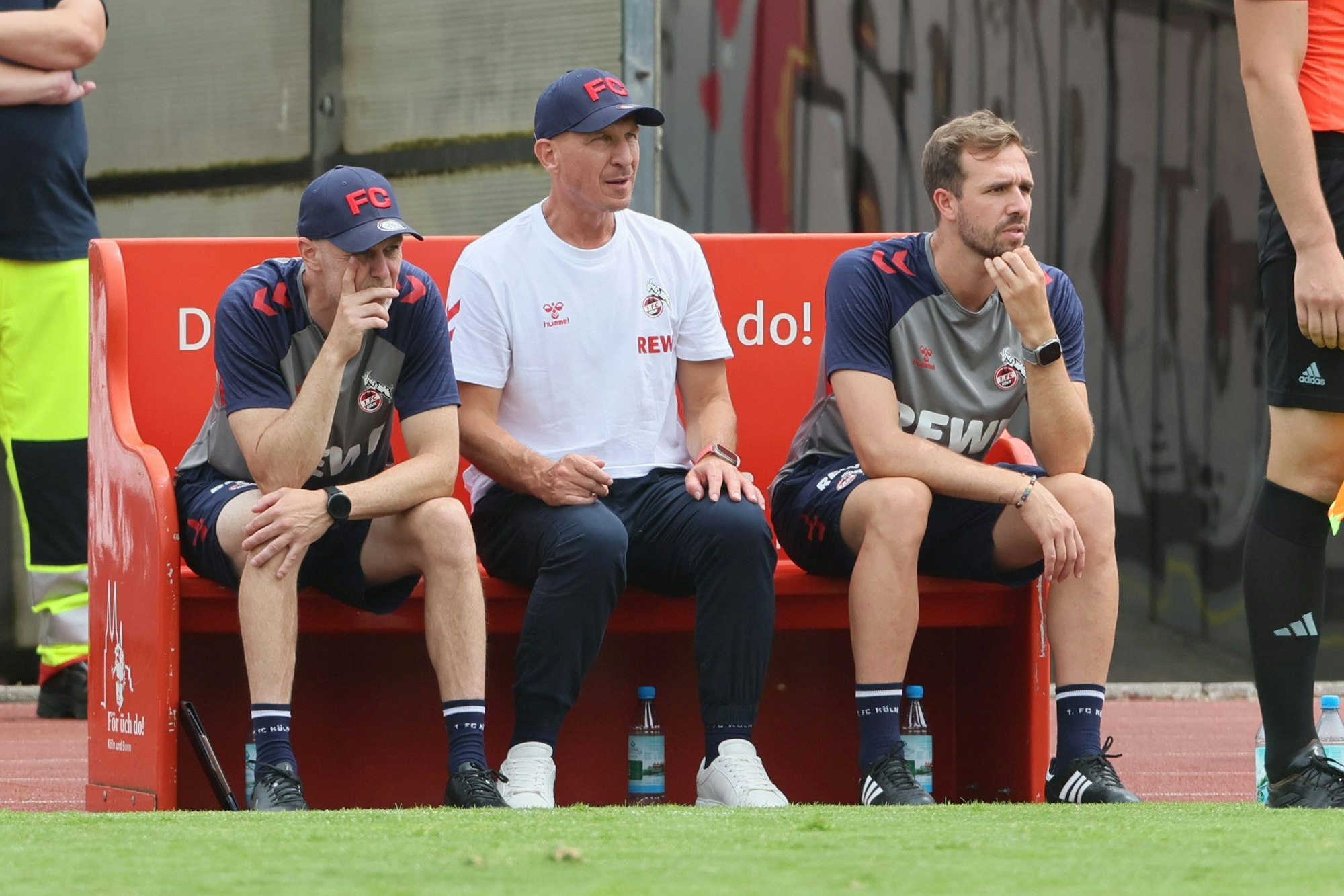 Gerhard Struber bei seiner FC-Premiere gegen Poll.