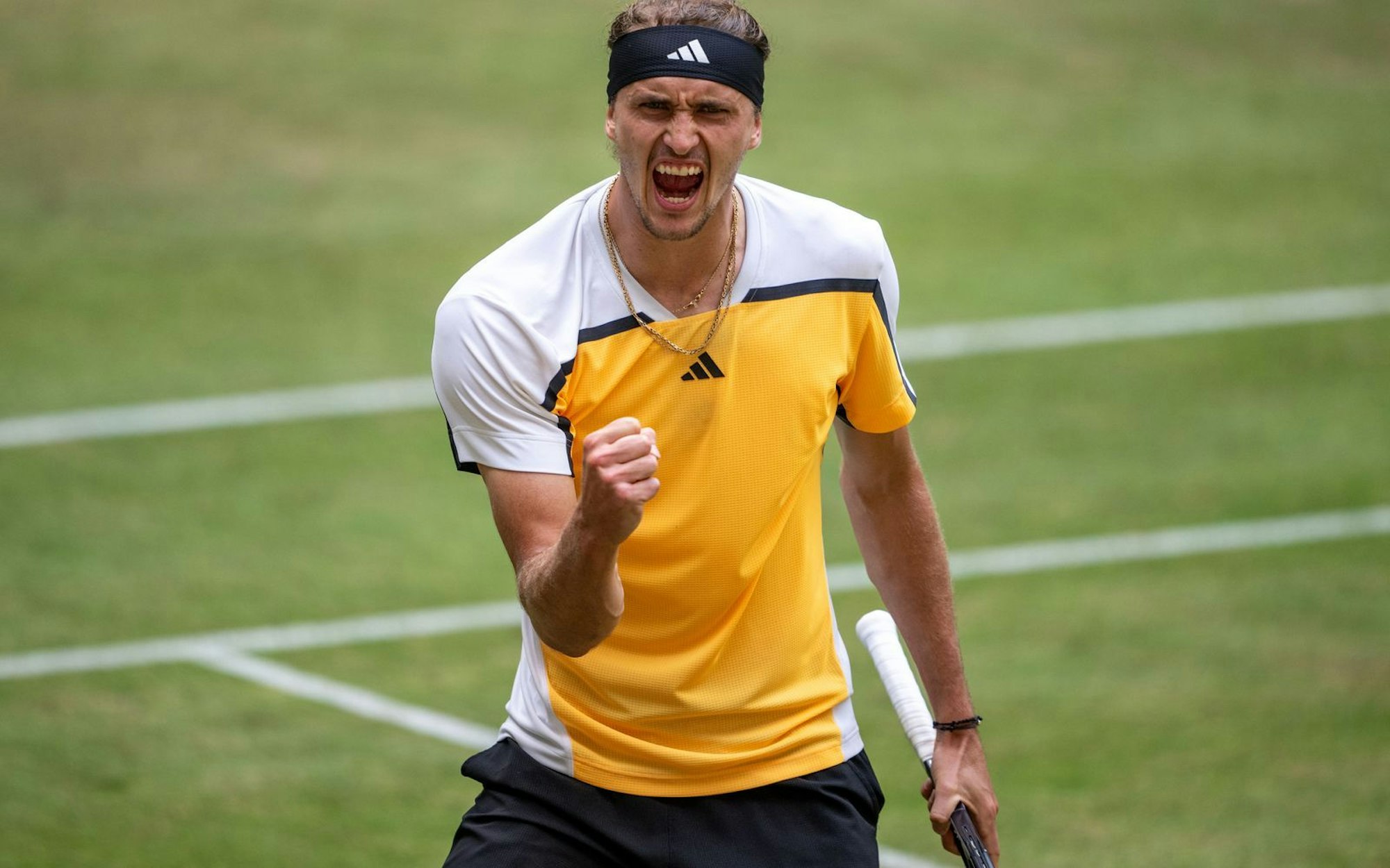 Kommt Alexander Zverev auch in Wimbledon in Jubelstimmung? - Das legendäre Turnier beginnt am Montag, 1. Juli. (Bild: 2024 Getty Images/Thomas F. Starke)