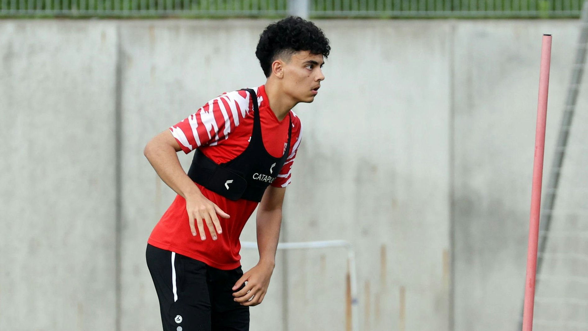 Gabriel Zarrella, Sohn von Giovanni Zarrella, im Training beim VfB Stuttgart.