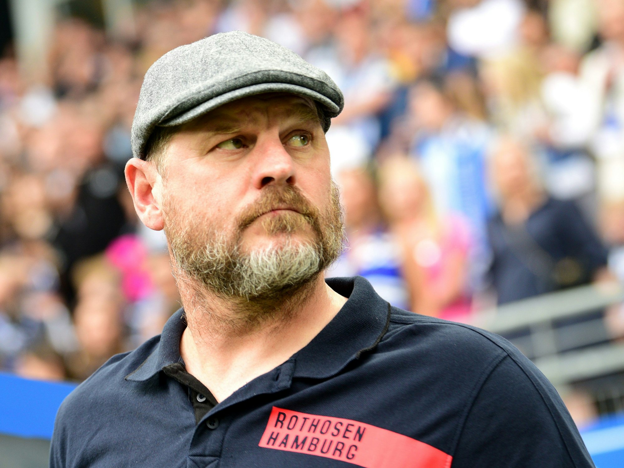 Hamburger SV gegen 1. FC Nürnberg im Volksparkstadion: Hamburgs Trainer Steffen Baumgart.