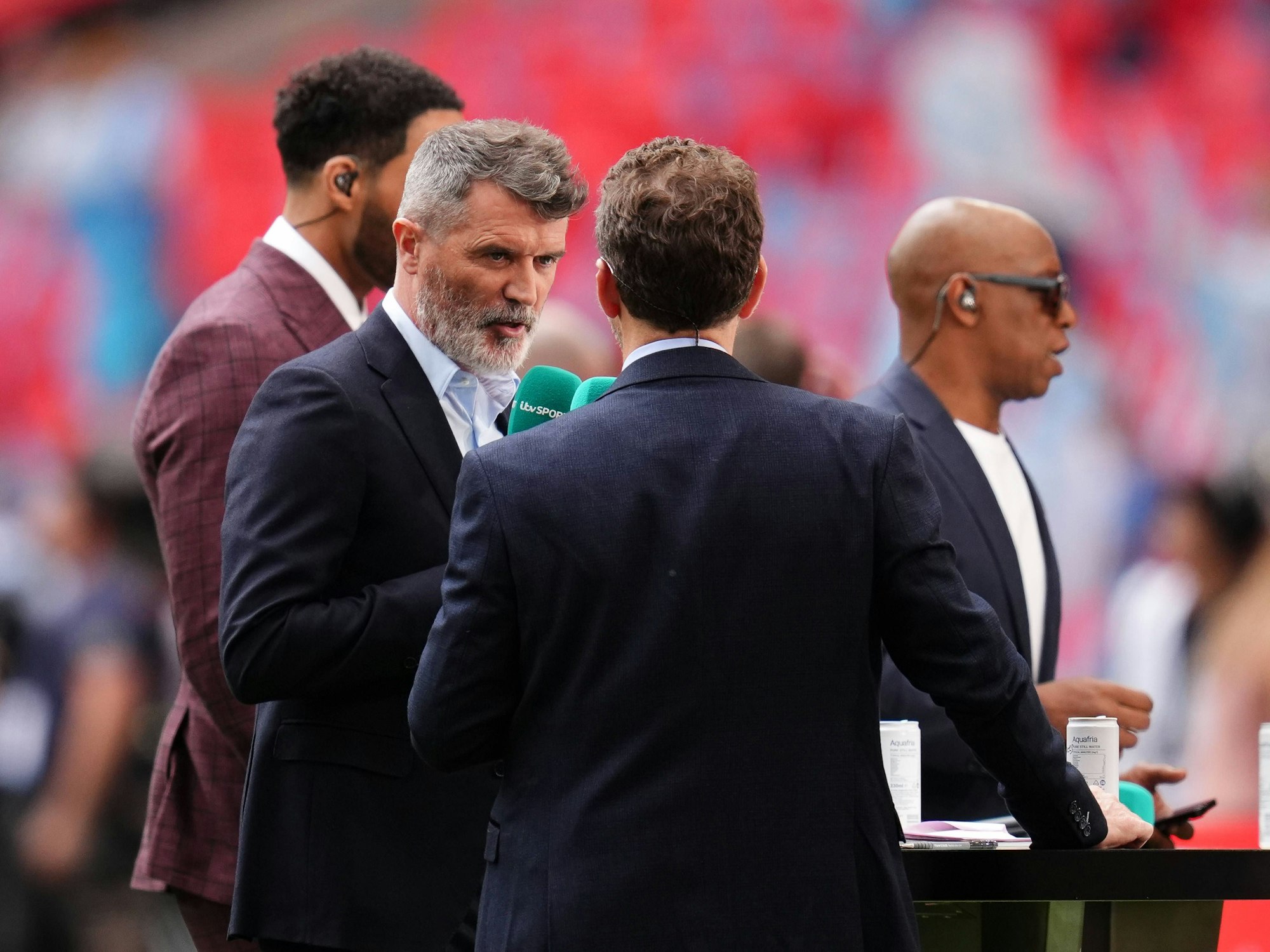 Roy Keane als TV-Experte im Einsatz.