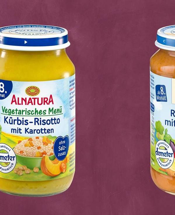 Alnatura ruft wegen erhöhter Aflatoxin-Werte Baby-Gläschen zurück.