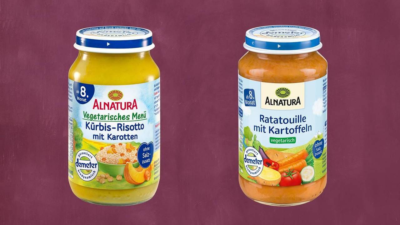 Alnatura ruft wegen erhöhter Aflatoxin-Werte Baby-Gläschen zurück.
