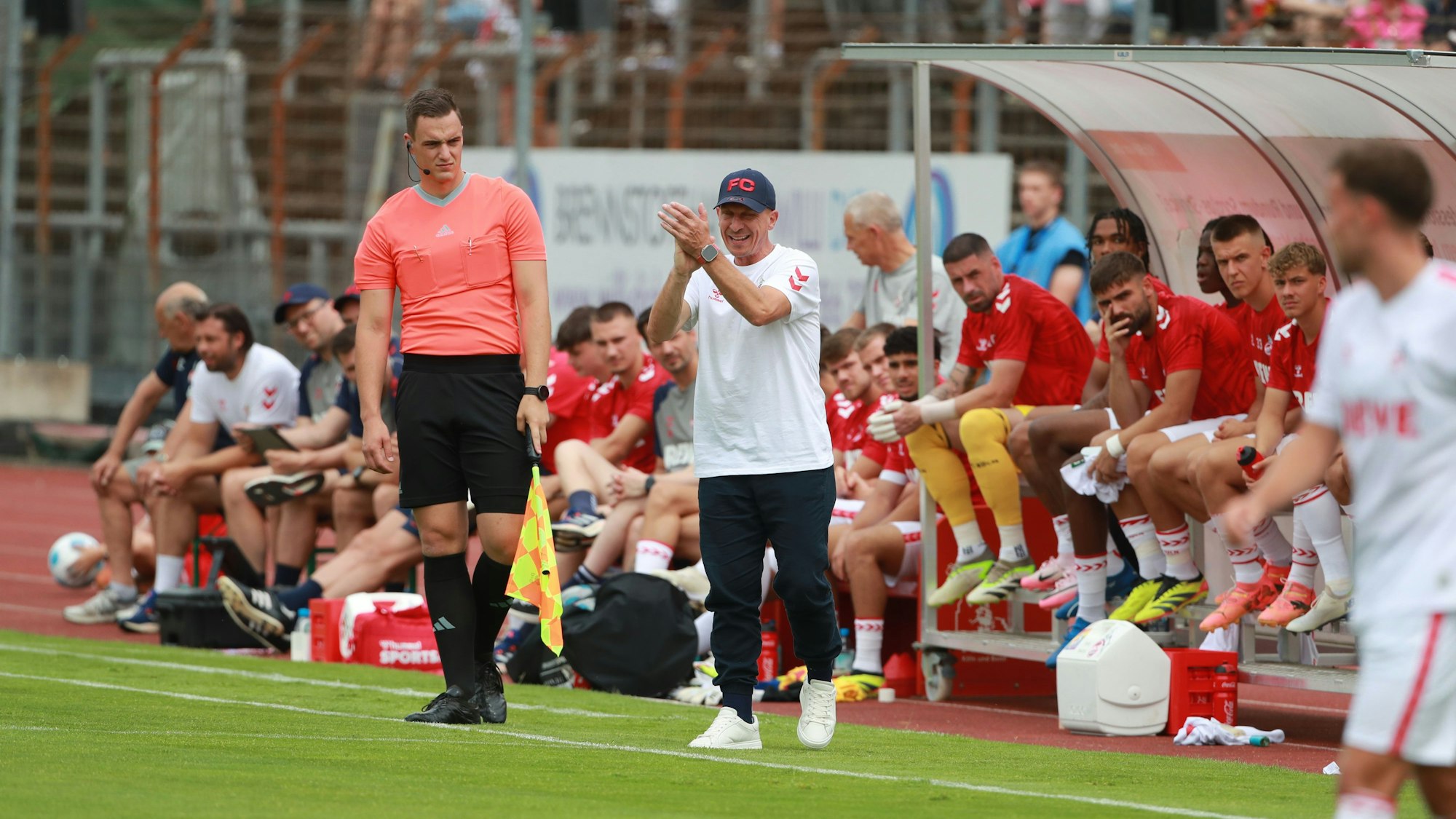 Testspiel im Südstadion: 1. FC Köln vs. VfL Rheingold 1912 Köln-Poll.