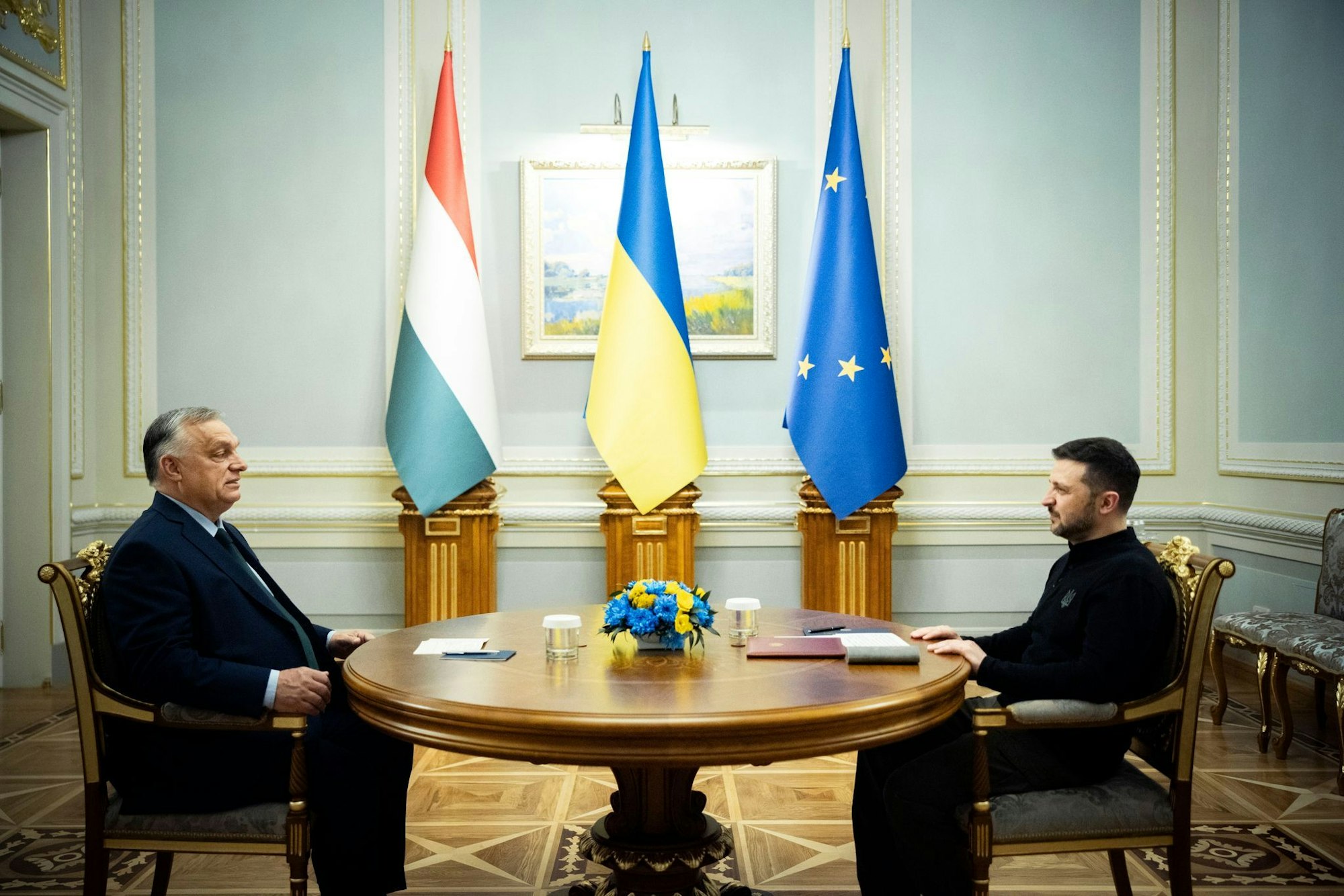 Erstmals seit Kriegsbeginn reiste Ungarns Regierungschef Viktor Orban nach Kiew.