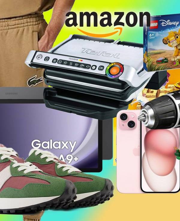 Auf dem Bild sind unterschiedliche Produkte zu sehen, die bei Amazon aktuell im Sale sind.