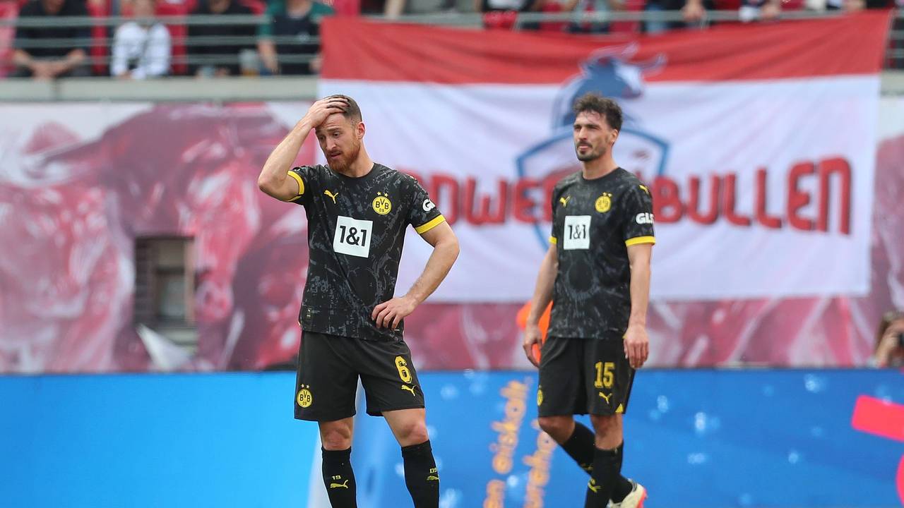 Ex-FC-Profi Salih Özcan (l.) im Spiel zwischen Borussia Dortmund und RB Leipzig am 27. April 2024.