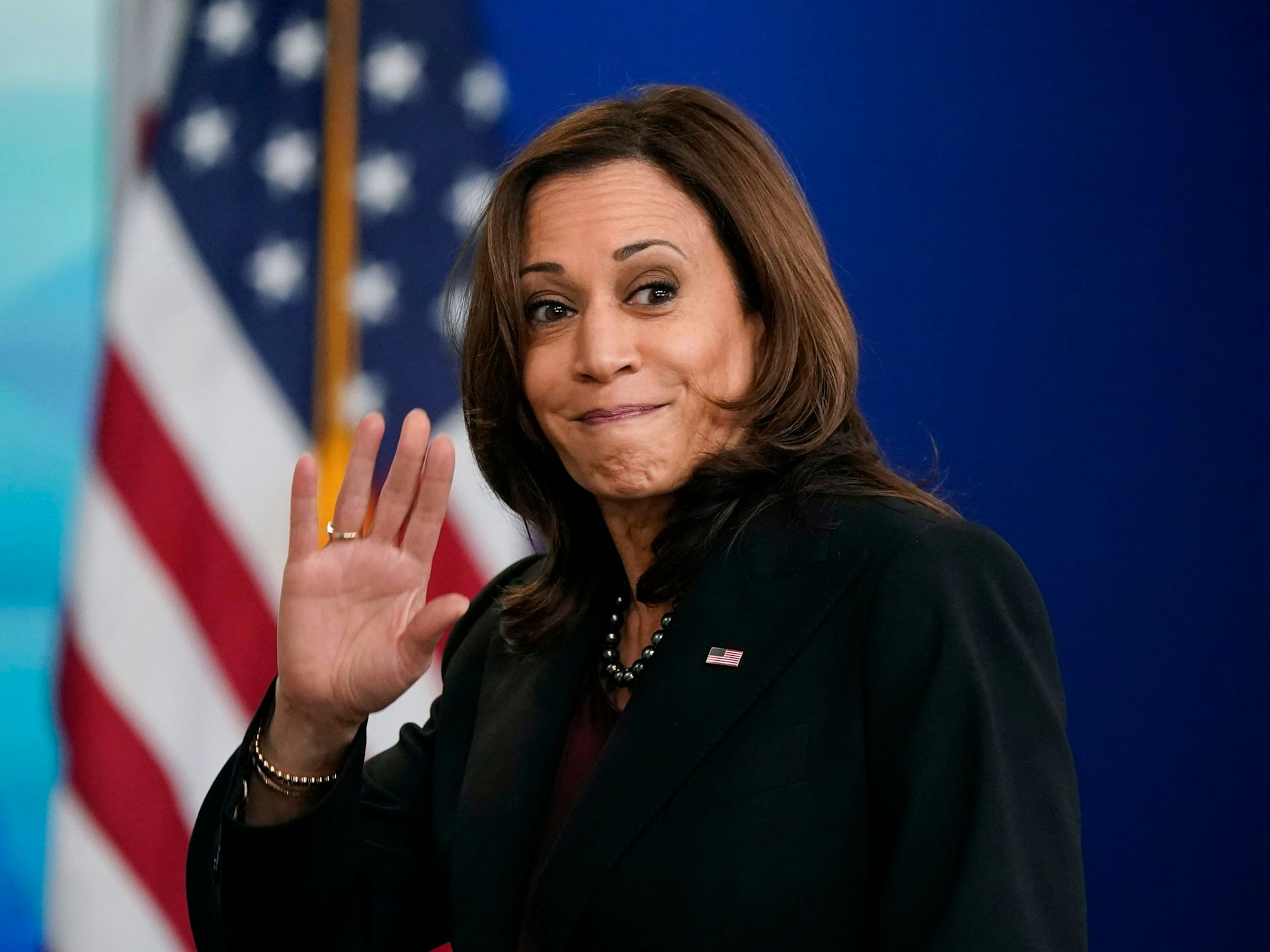 Vize-Präsidentin Kamala Harris (hier im November 2021) rückt aktuell immer weiter in den Fokus.