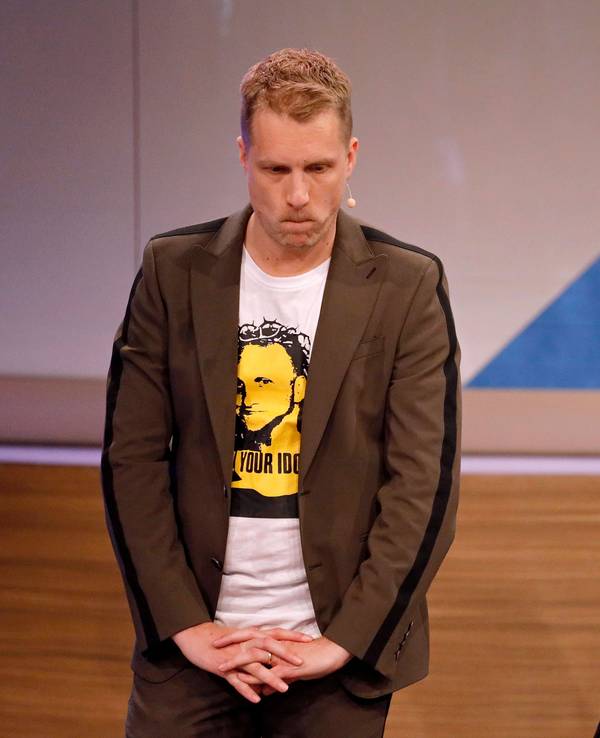 Oliver Pocher und Amira Aly bei einem TV-Auftritt.