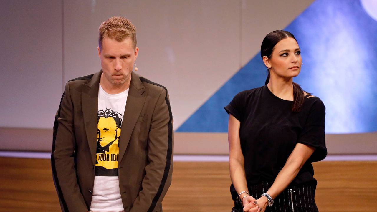Oliver Pocher und Amira Aly bei einem TV-Auftritt.