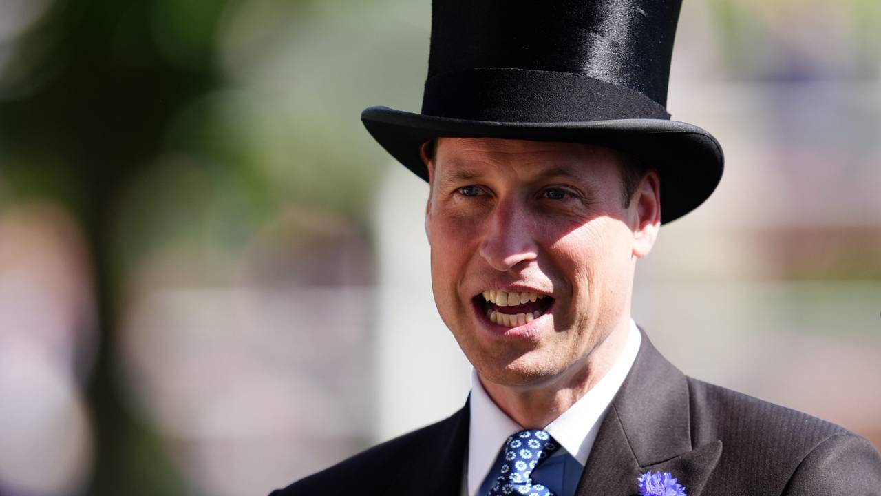 Prinz William von Großbritannien ist am zweiten Tag der Royal-Ascot-Rennwoche an der Pferderennbahn von Ascot.