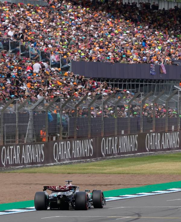 George Russell fuhr am Samstag (6. Juli 2024) in Silverstone auf die Pole Position.