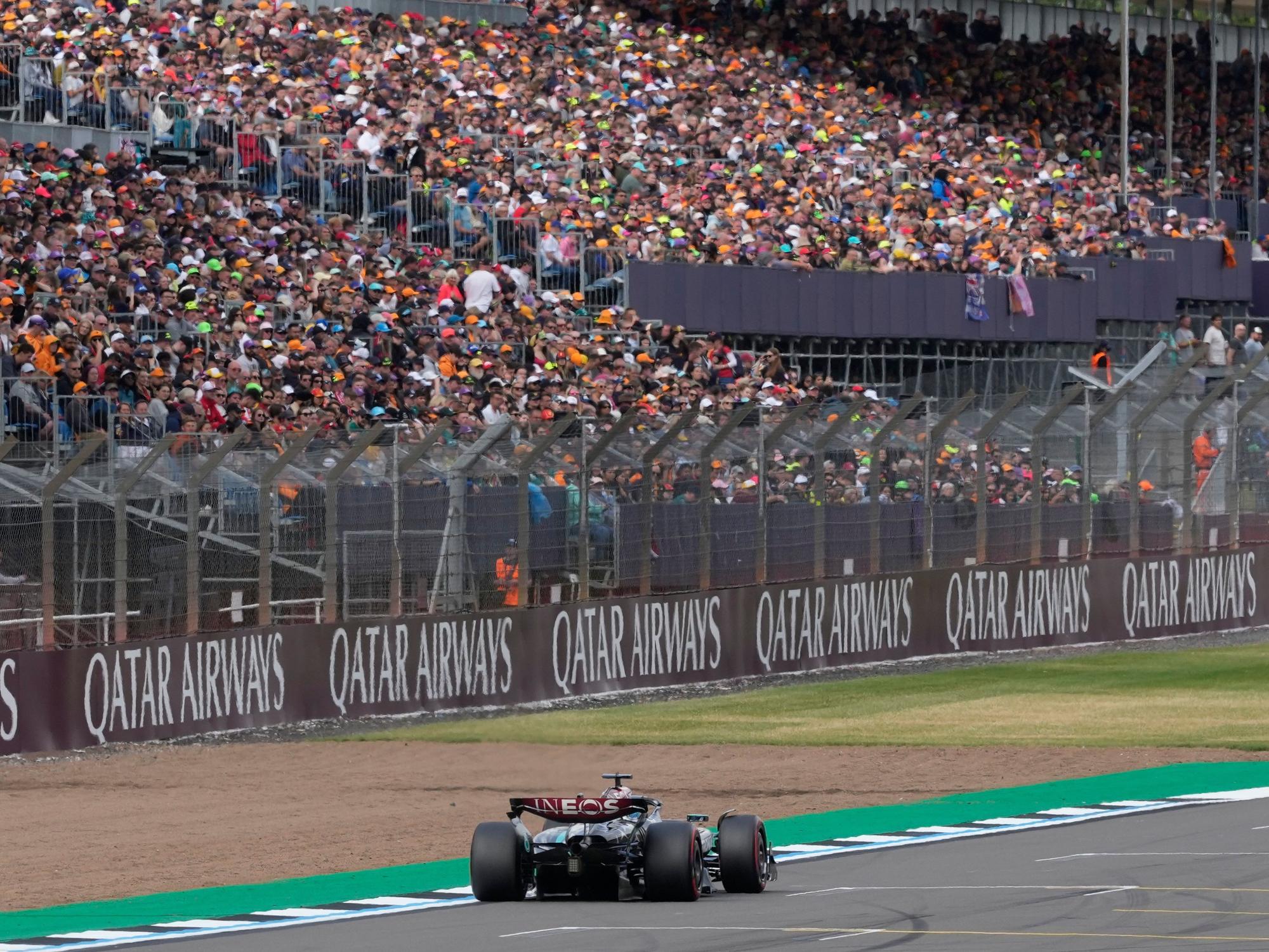 George Russell fuhr am Samstag (6. Juli 2024) in Silverstone auf die Pole Position.