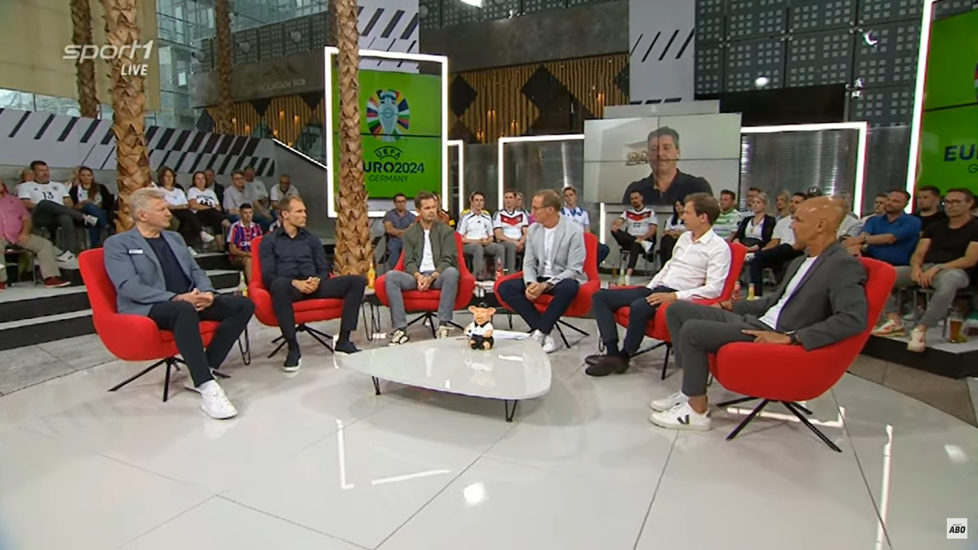 Die Runde des Sport1-„Doppelpass“ am 7. Juli 2024.