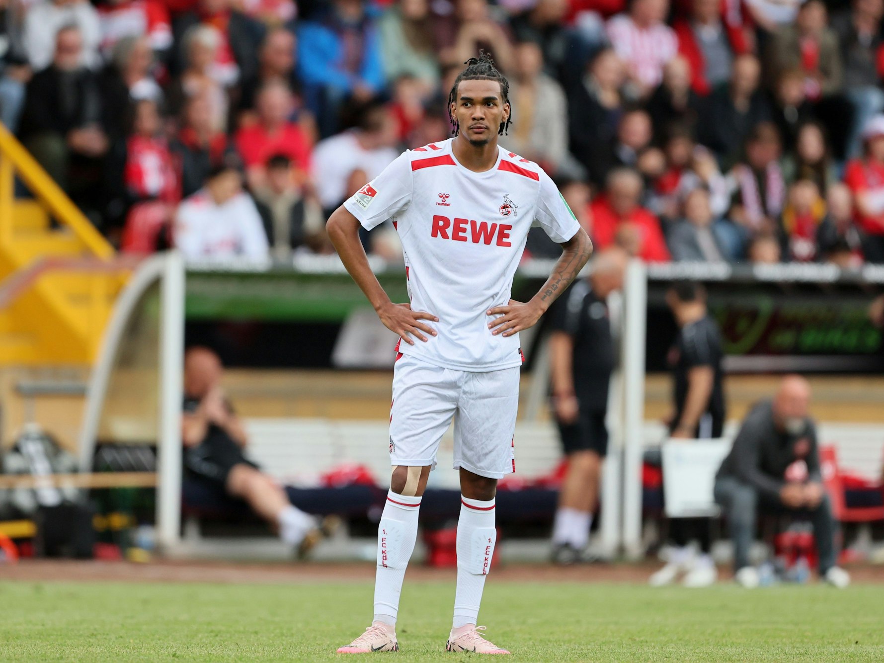 Damion Downs im Testspiel gegen die Sportfreunde Siegen.