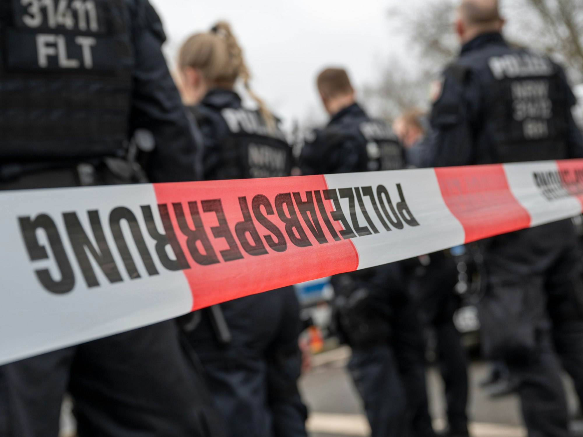 Die Polizei war bei einer Demo mit einem Großaufgebot im Einsatz.