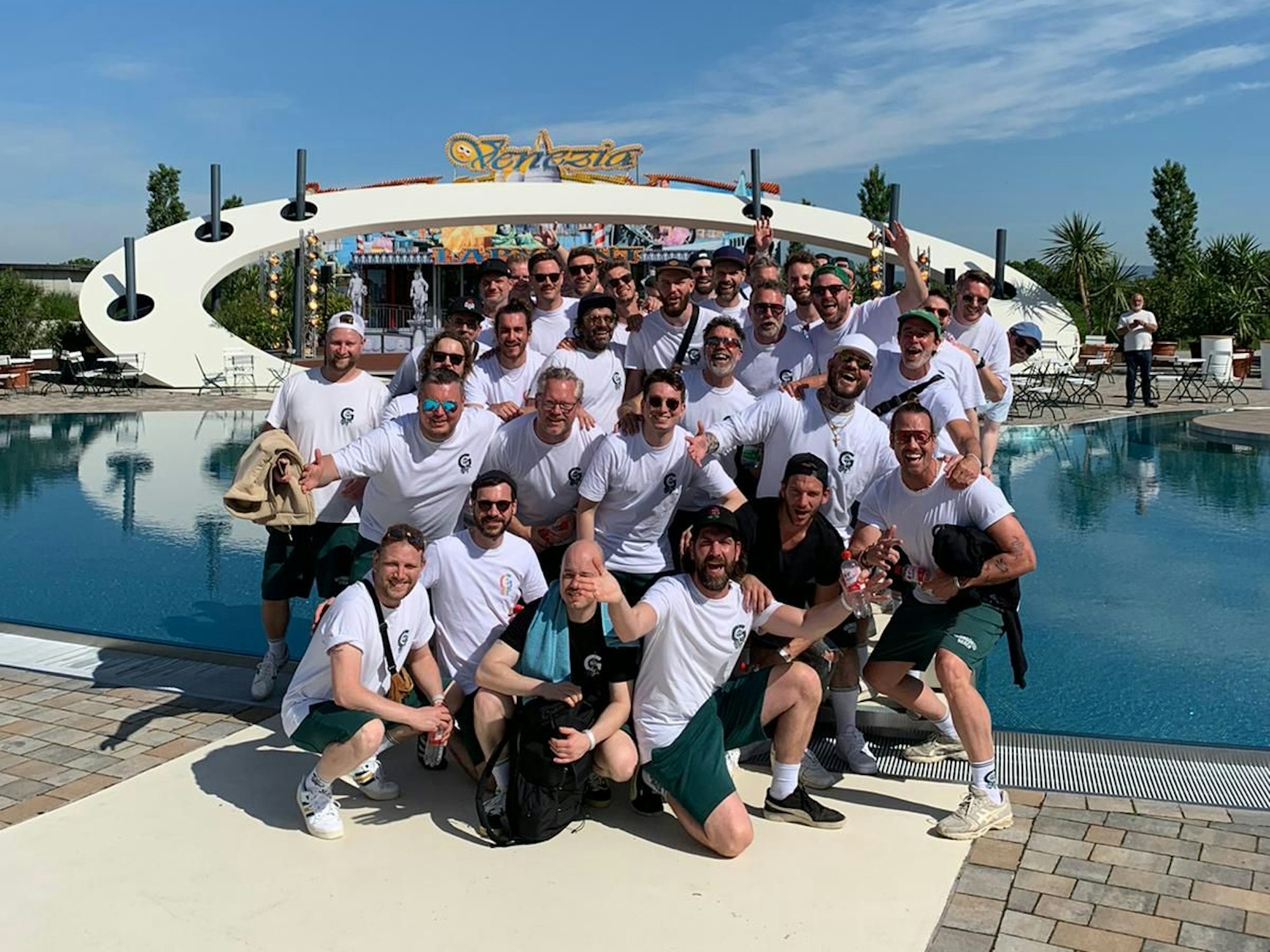 Die Grüngürtelrosen nach ihrem Auftritt im ZDF-Fernsehgarten.