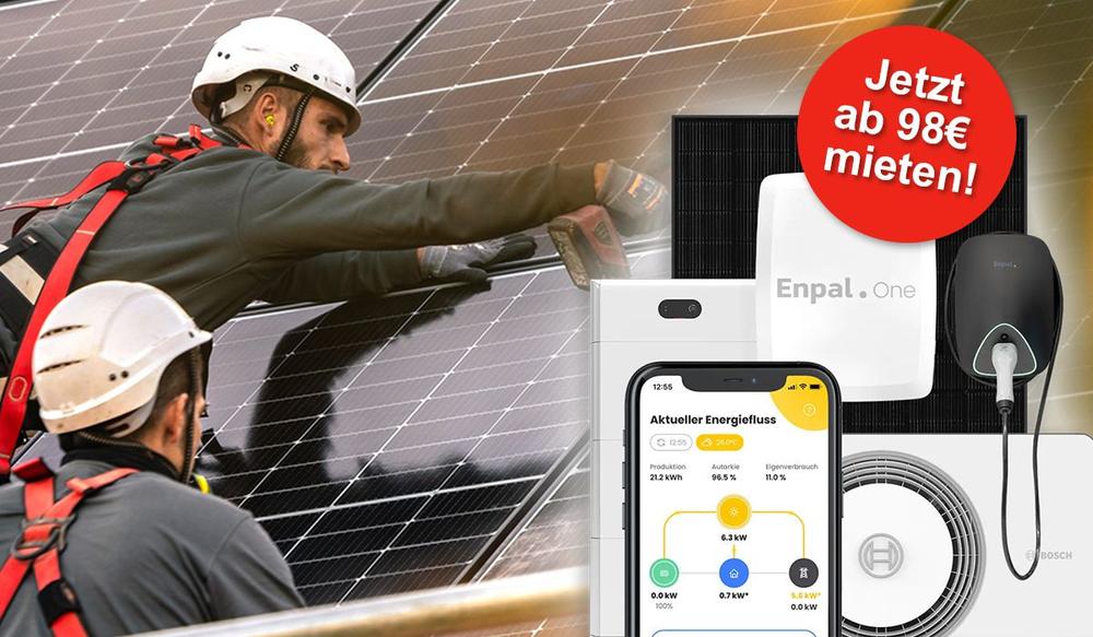 Enpal Solaranlage mieten oder kaufen? Bereits ab 98€ mtl. und