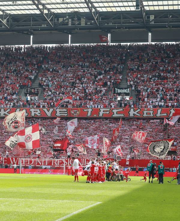 Die Südtribüne des 1. FC Köln.
