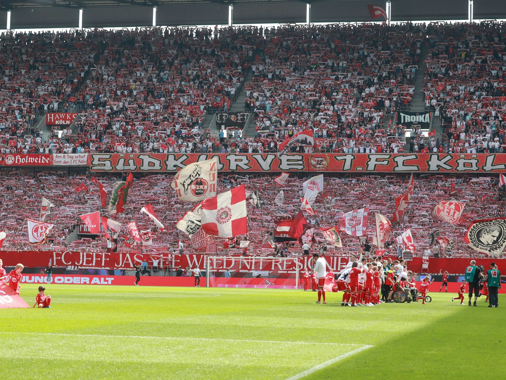 Die Südtribüne des 1. FC Köln.