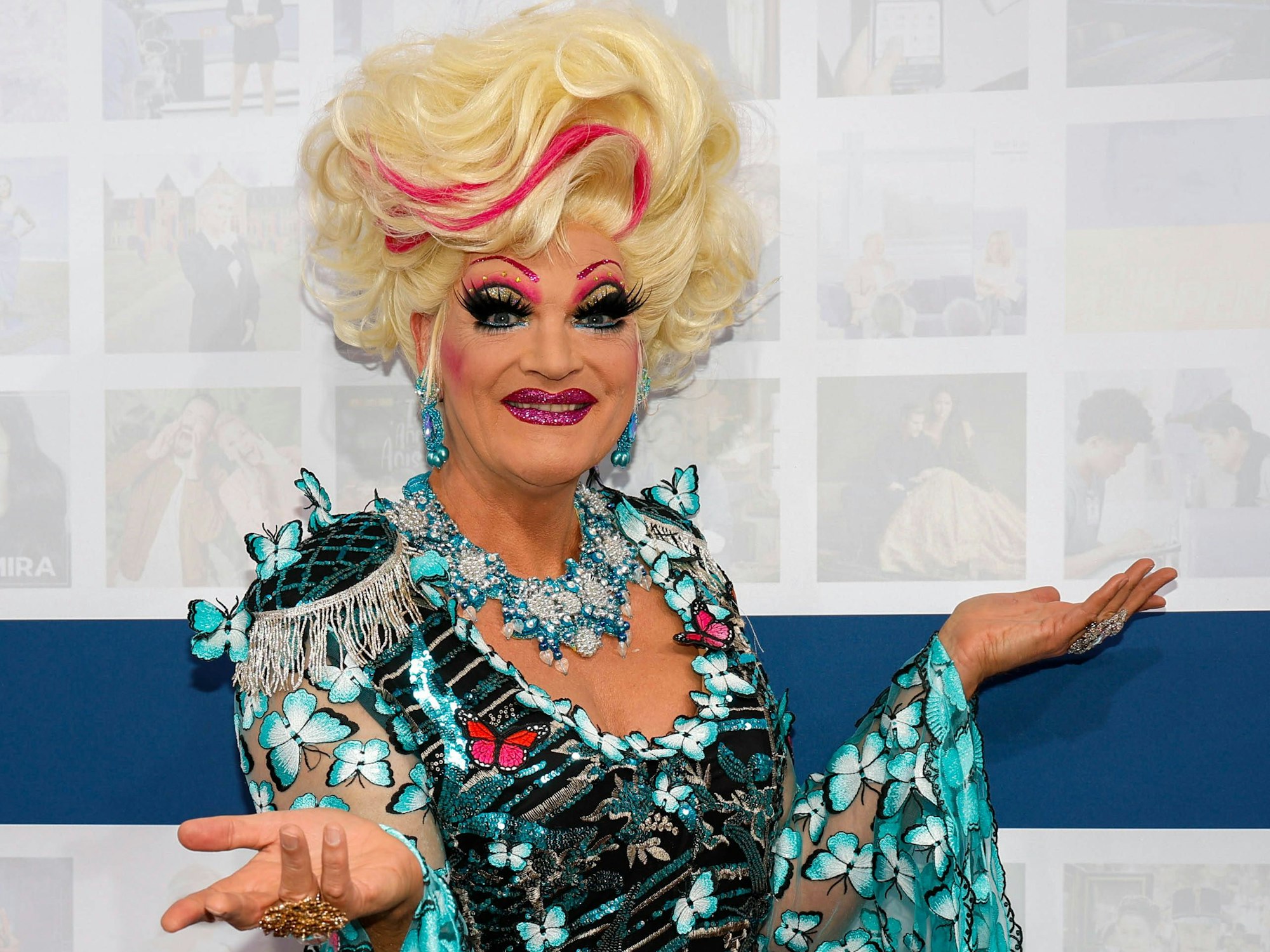 Olivia Jones auf dem Roten Teppich.