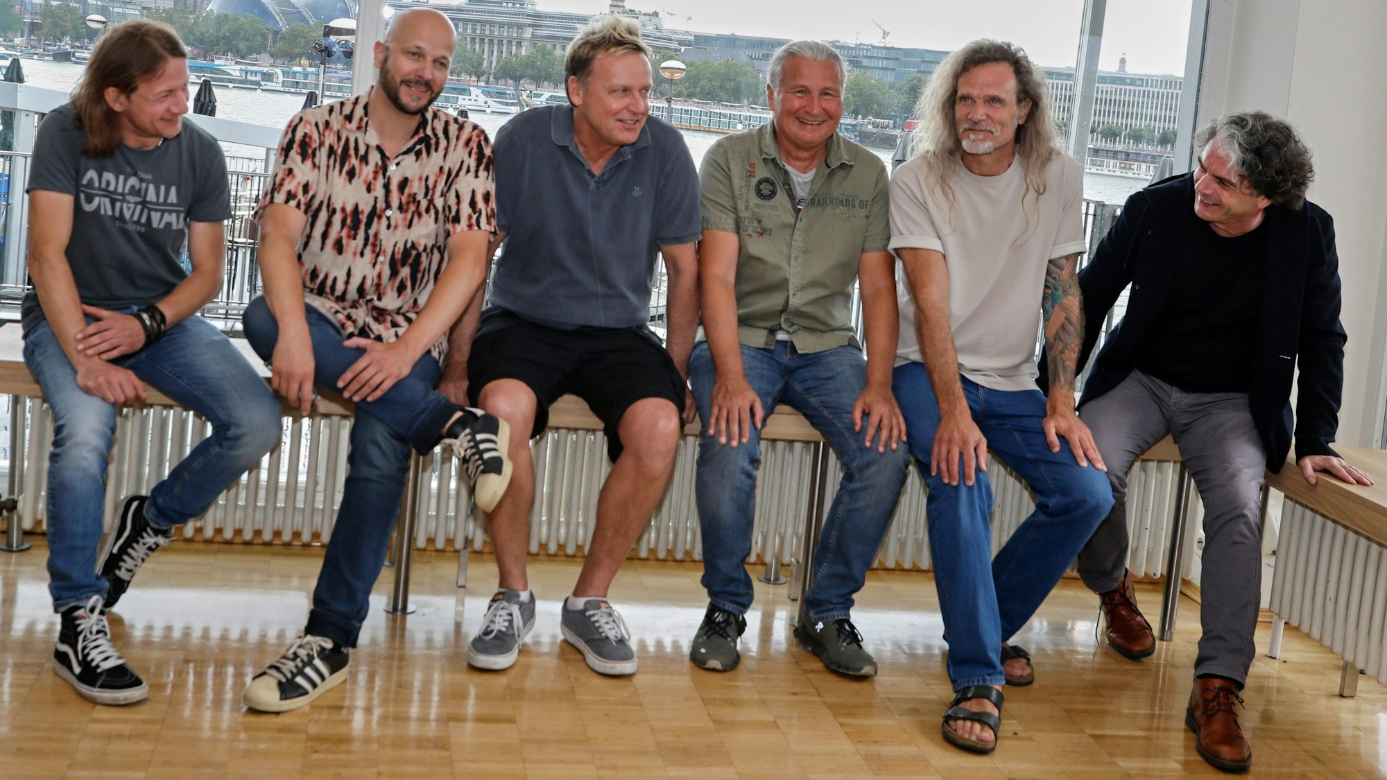 Die Bläck Fööss bei ihrer Pressekonferenz.