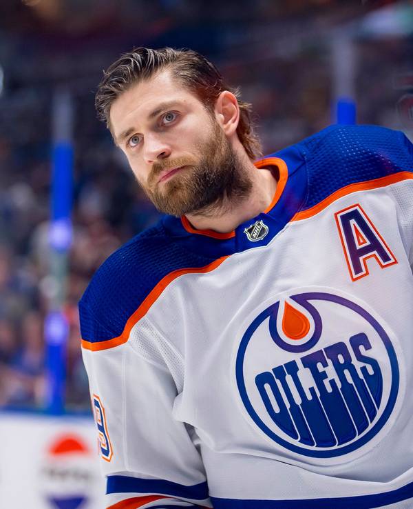 Leon Draisaitl im Trikot der Edmonton Oilers.
