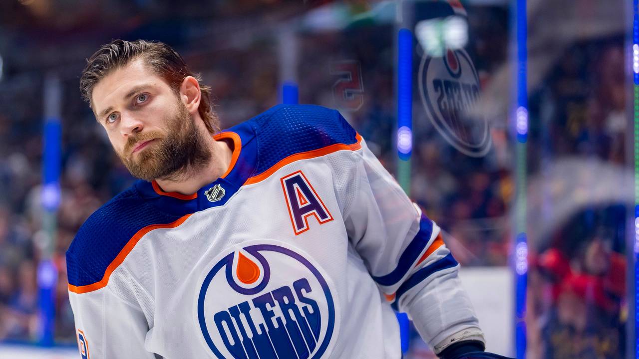 Leon Draisaitl im Trikot der Edmonton Oilers.