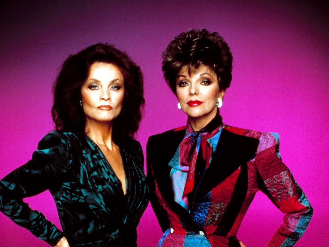 Kate O'Mara und Joan Collins im Denver-Clan (Dynasty)